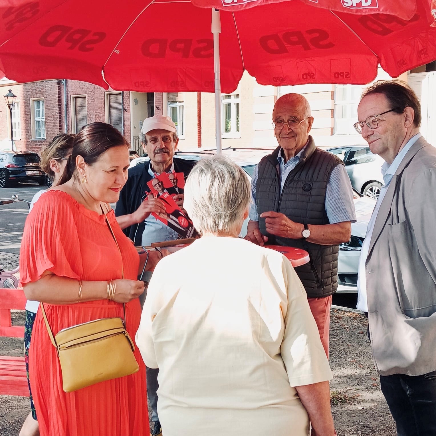 Rathaus Babelsberg – Infostand