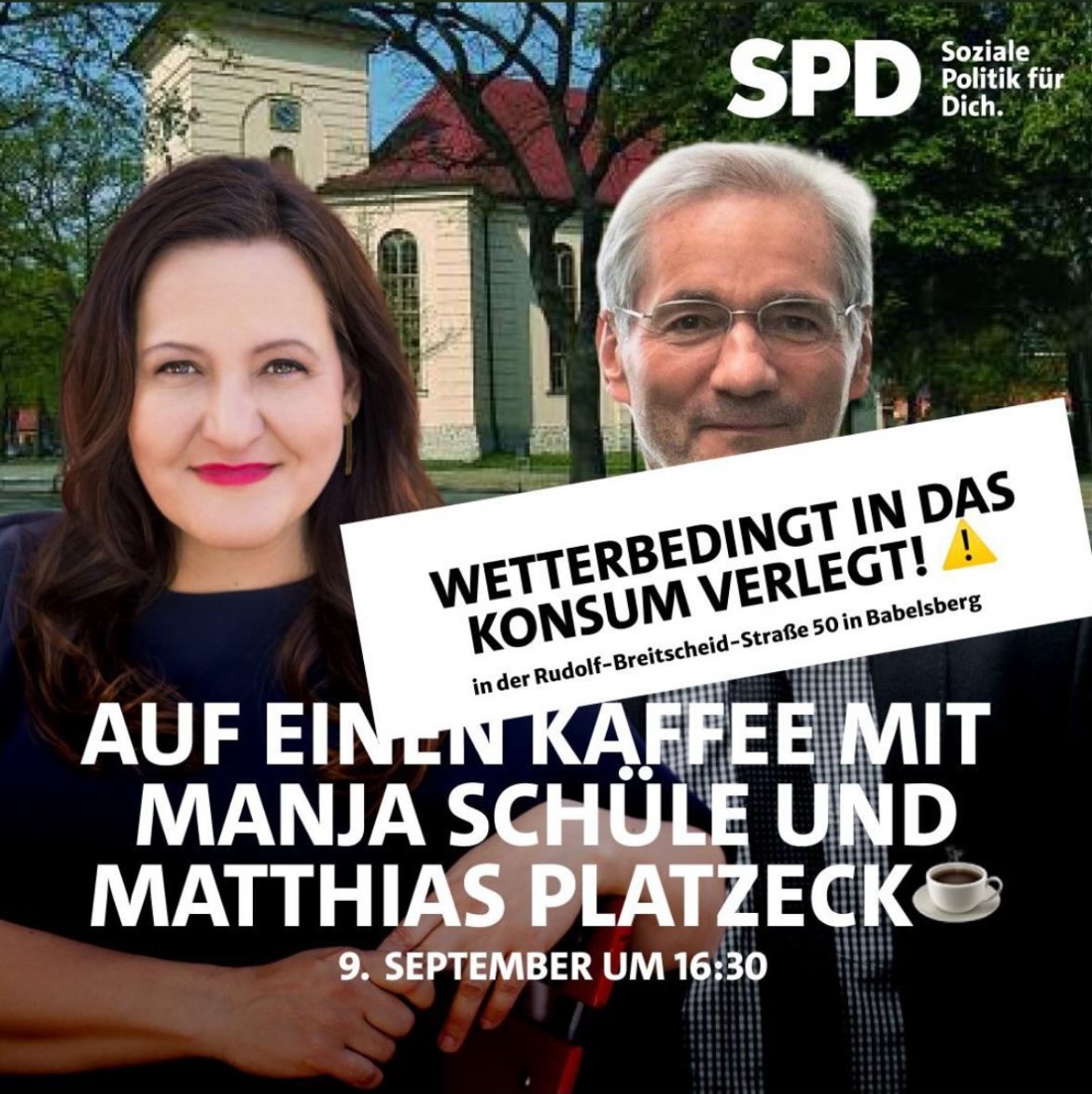 Auf einen Kaffee mit Matthias Platzeck